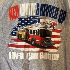 Novelty Car Show Tee Fire Dept